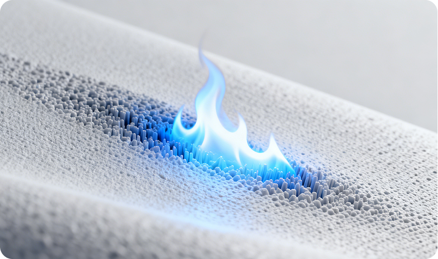 Self-extinguishing Materials